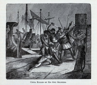 Cinna zabit jeho vlastními vojáky, 1882 od Unbekannt