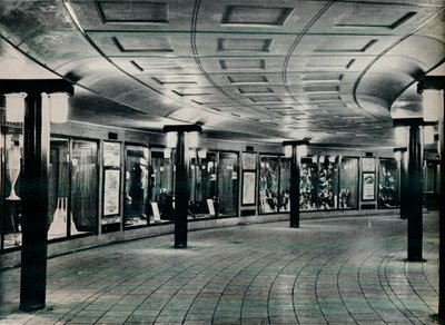 Obíhající oblast stanice Piccadilly Circus, 1929 od Unbekannt