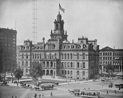 Radnice, Detroit, Michigan, c1897. od Unbekannt