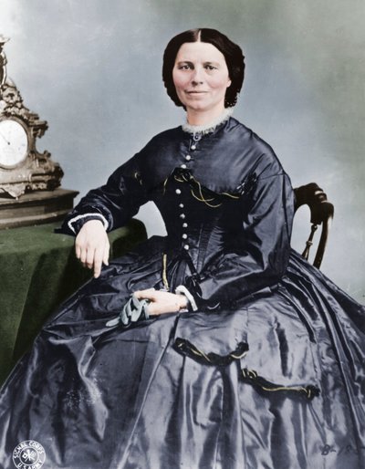 Clara Barton 1821-1912, zakladatelka americké pobočky Červeného kříže od Unbekannt