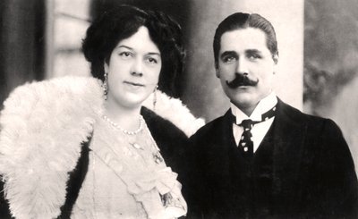 Clara Ellen Butt 1872-1936 a Kennerley Rumford 1870-1957, angličtí zpěváci, 1906 od Unbekannt