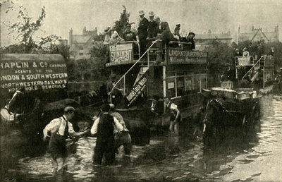 Clarendon Road, Southsea, Po bouřce, 1901. od Unbekannt