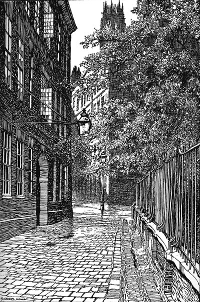 Cliffords Inn, Looking North, 1903 od Unbekannt