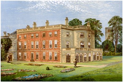 Clifton Hall, Nottinghamshire, domov Baroneta Cliftona, c1880 od Unbekannt