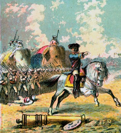 Clives Victories in India, c1850s od Unbekannt