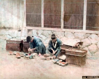 Výrobci dřeváků, Japonsko od Unbekannt