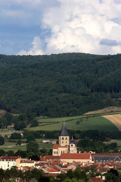 Cluny, Saone-et-Loire, Francie, 16. 8. 2015 - Cluny Abbey zasvěcené svatému Petrovi je bývalý benediktinský klášter v Cluny. od Unbekannt