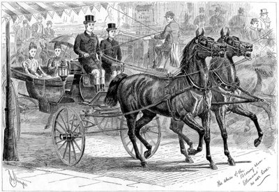 Trenér a koně, 1889 od Unbekannt