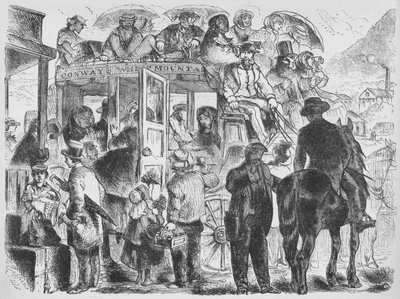 Autobusy do letovisek a hotelů, c1859, 1938 od Unbekannt
