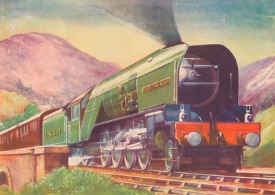 Cock O The North Locomotive, L.N.E.R., na Vysočině, 1940 od Unbekannt