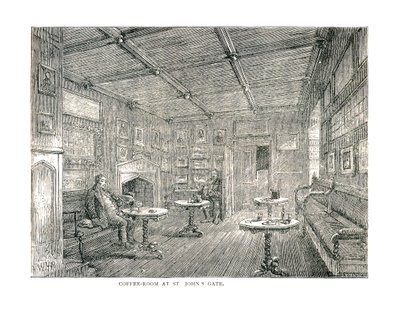 Kavárna u St. Johns Gate, 1878 od Unbekannt