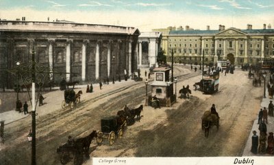 College Green - Dublin, konec 19.-začátek 20. století. od Unbekannt
