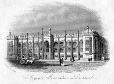 Kolegiátní instituce, Liverpool, c1870 od Unbekannt