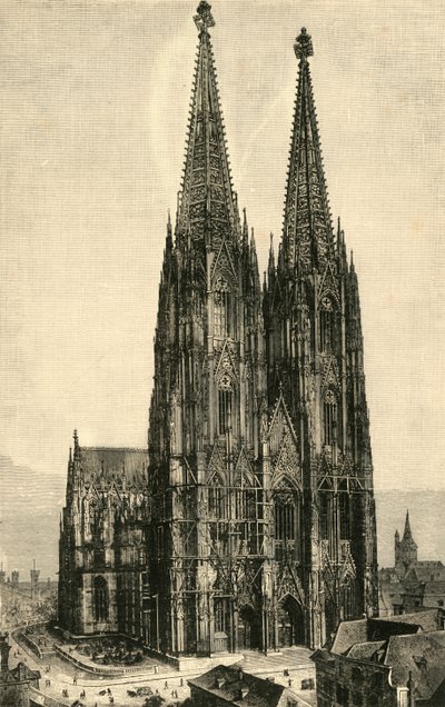 Kolínská katedrála, 1890. od Unbekannt