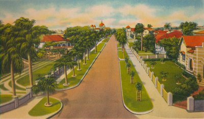Colombia Avenue, Barranquilla, 1940 od Unbekannt