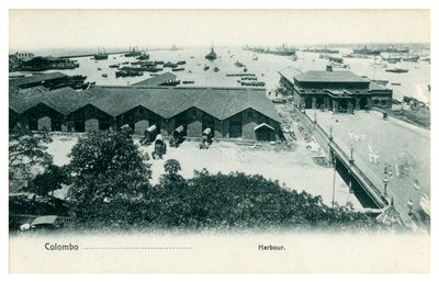 Přístav Colombo, Cejlon, počátek 20. století od Unbekannt