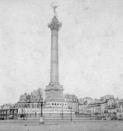 Červencový sloup, Place de la Bastille, Paříž, Francie, konec 19. nebo začátek 20. století od Unbekannt