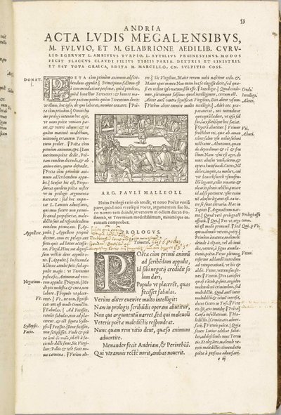 Komedie Terence od Jean de Roigny, 1552. od Unbekannt