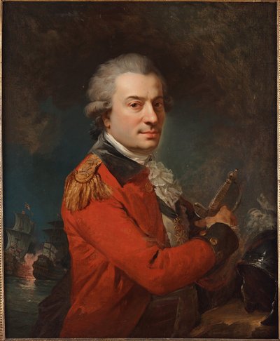 hrabě Pierre André de Suffren ze Saint-Tropez 1729-1788, polovina 18. stol. od Unbekannt