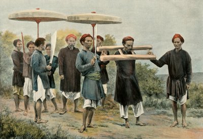 Condemned Walking in Punishment, The Condemned Walking in Punishment, 1900. od Unbekannt
