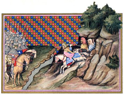 Konference hraběte z Gloucesteru a irského náčelníka, Richard IIs campagne v Irsku, 1399, 18 od Unbekannt