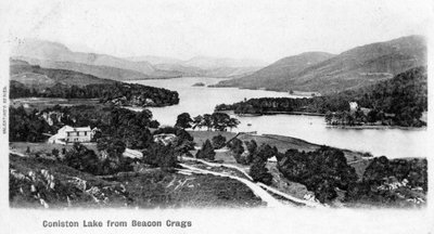 Coniston Lake, Lake District, Cumbria, 1902 od Unbekannt