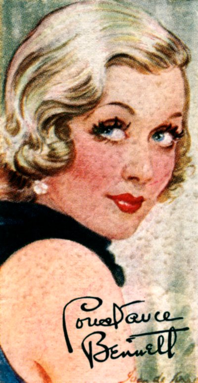 Constance Campbell Bennett, 1904-1965, americká herečka, 20. století od Unbekannt