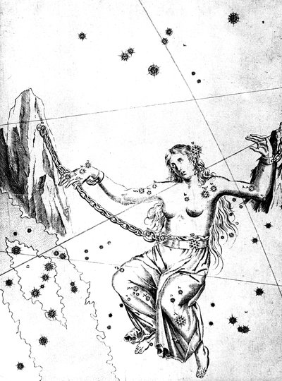 Souhvězdí Andromedy, 1723 od Unbekannt