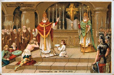 Přeměna Witikindu, 785 n. l., 19. století od Unbekannt