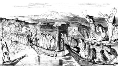 Konvoj se vrací s nekropolí, Egypt, 1881 od Unbekannt