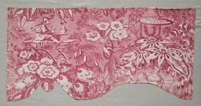 Mědirytinový tištěný textil, počátek 19. století. od Unbekannt