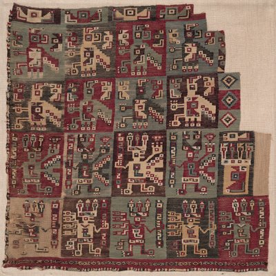 Rohový fragment, pravděpodobně z tuniky, 700-1100 n. l. od Unbekannt