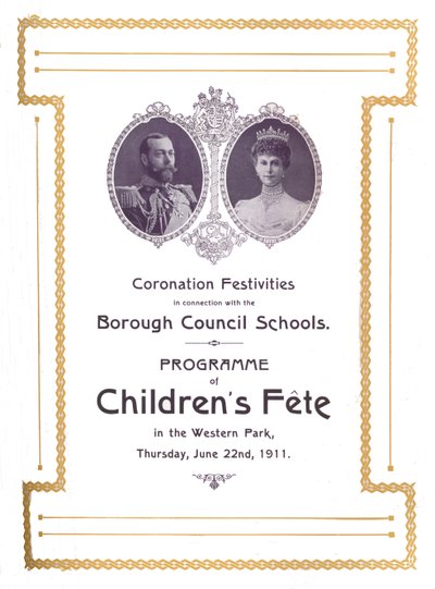 Korunovační slavnosti v souvislosti s Borough Council Schools, 1911, 1917. od Unbekannt