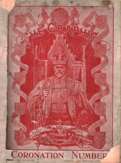 Korunovace krále Edwarda VII., obálka časopisu The Graphic, 13. srpna 1902. od Unbekannt
