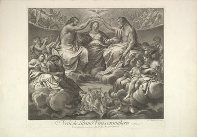 Korunovace Panny Marie, 1741. od Unbekannt