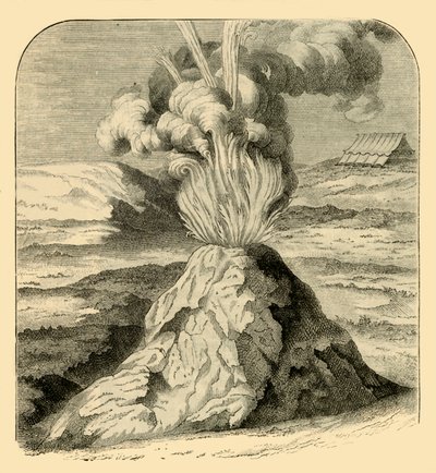 Cotopaxi při erupci v roce 1743, 1881. od Unbekannt