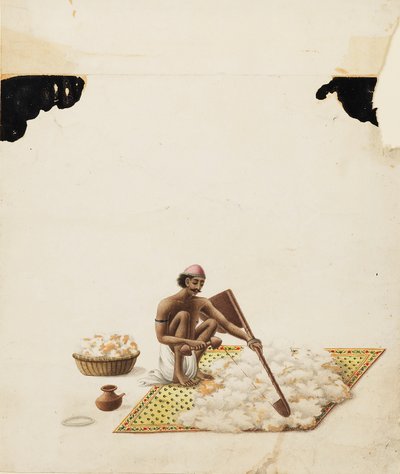 Přadlena bavlny, 1840-1850 od Unbekannt