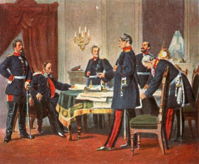 Válečná rada ve Versailles, 1870, 1936. od Unbekannt