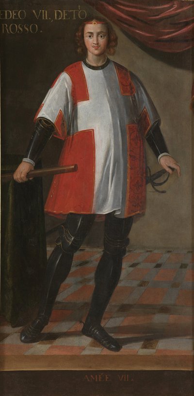 Hrabě Amadeus VII Savojský 1360-1391 od Unbekannt