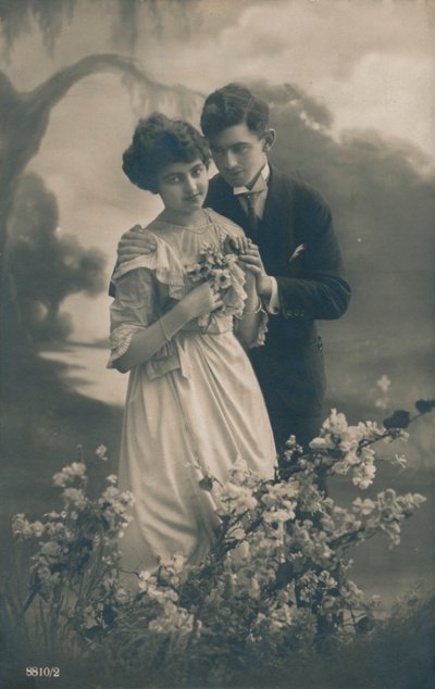 Pár, c1910 od Unbekannt