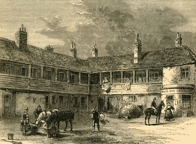 Nádvoří růže a koruny, 1820, c1876. od Unbekannt