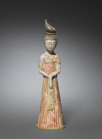 Dvorní dáma s vysokým drdolem, c. 700-750. od Unbekannt