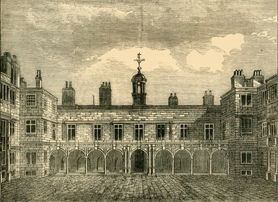 Court of Old Somerset House, od severu, 1881. od Unbekannt