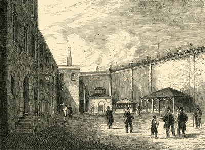 Nádvoří ve věznici Fleet, c1872. od Unbekannt