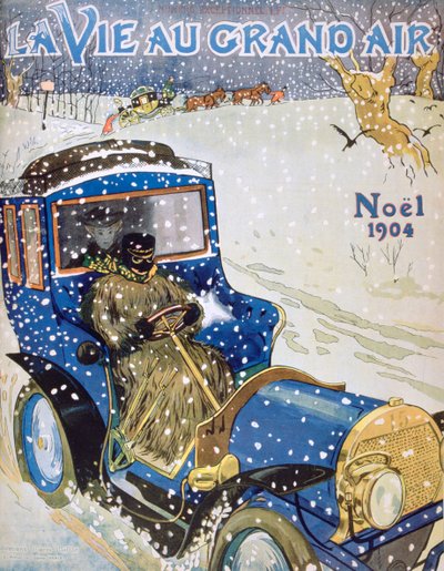 Obálka vánočního čísla časopisu La Vie au Grand Air, 1904 od Unbekannt