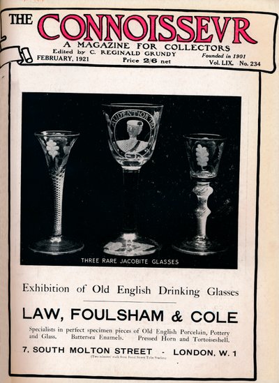 Obálka The Connoisseur, únor 1921 od Unbekannt