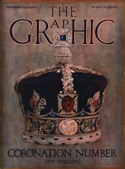 Obálka grafiky, korunovační číslo, červen 1911. od Unbekannt