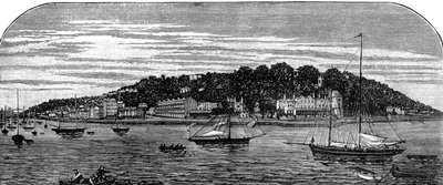 Cowes Harbour, Isle of Wight, konec 19. století od Unbekannt