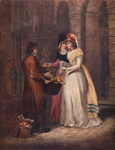 Cries of London, 3. deska, sladké čínské pomeranče, 1794, 1911 od Unbekannt