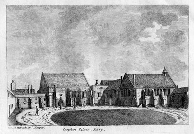 Croydonský palác, Surrey, 1785 od Unbekannt
